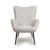 Hawksmoor Bordeaux Textured Chenille Effect White Armchair