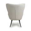 Hawksmoor Bordeaux Textured Chenille Effect White Armchair