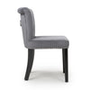 Hawksmoor Sandringham Brushed Velvet Grey Accent Chair (Pair)