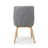 Hawksmoor Sidcup Tweed Grey Dining Chair (Pair)