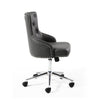 Hawksmoor Rocco Leather Match Graphite Grey Office Chair