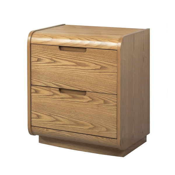 Jual Furnishings Two Drawer Pedestal Oak (CLEARANCE)