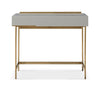 Gillmore Space Alberto Dressing Table Grey With Brass Accent