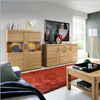 Axton Bronxwood Cortina 3 Door Glazed Sideboard in Grandson Oak