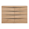 Axton Eastchester 4 + 4 Wide Chest of Drawers In Oak
