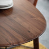 Mayfield Alberta Oval Dining Table Oak/Walnut 1700mm