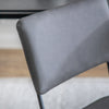 Mayfield Westlock Fabric Dining Chair Black Metal Legs (Pair)