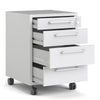 Axton Trinity Mobile cabinet in White