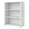 Axton Trinity Bookcase 2 Shelves in White