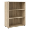 Axton Trinity Bookcase 2 Shelves In Oak