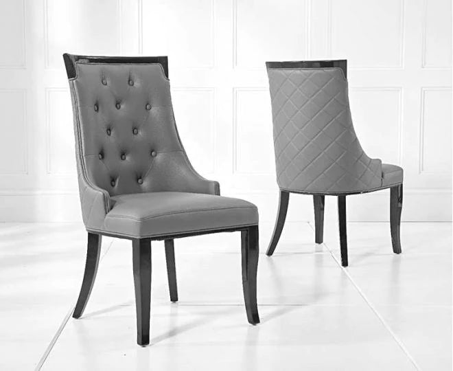 Aviva Grey Dining Chair (Pair)