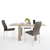 Axton Woodlawn Small Extending Dining table 90/180cm + 6 Milan High Back Chair Dark Brown