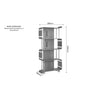 Jual Furnishings Helsinki Bookcase Walnut