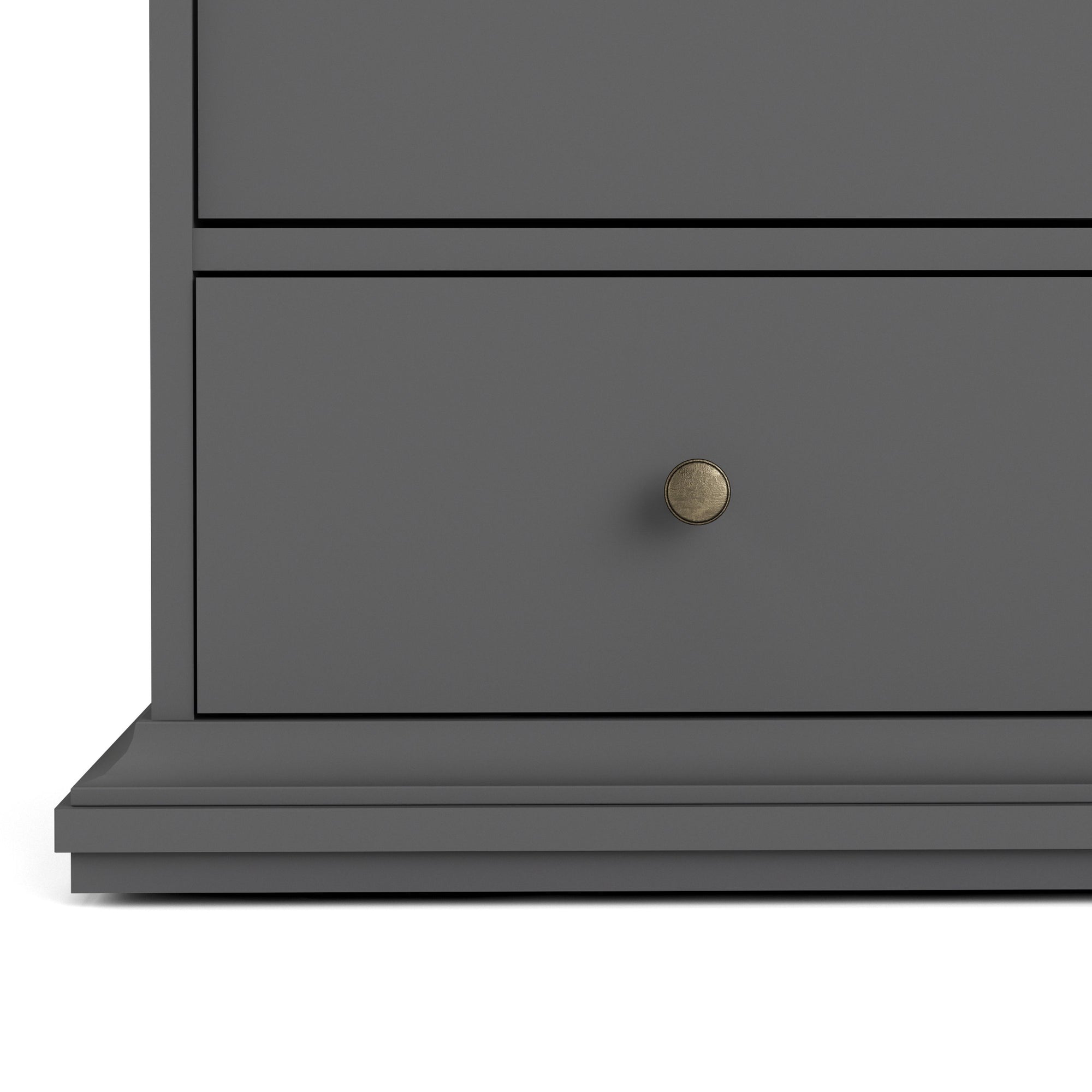 Axton Westchester Wardrobe with 2 Doors 1 Drawer 2 Shelves In Matt Grey