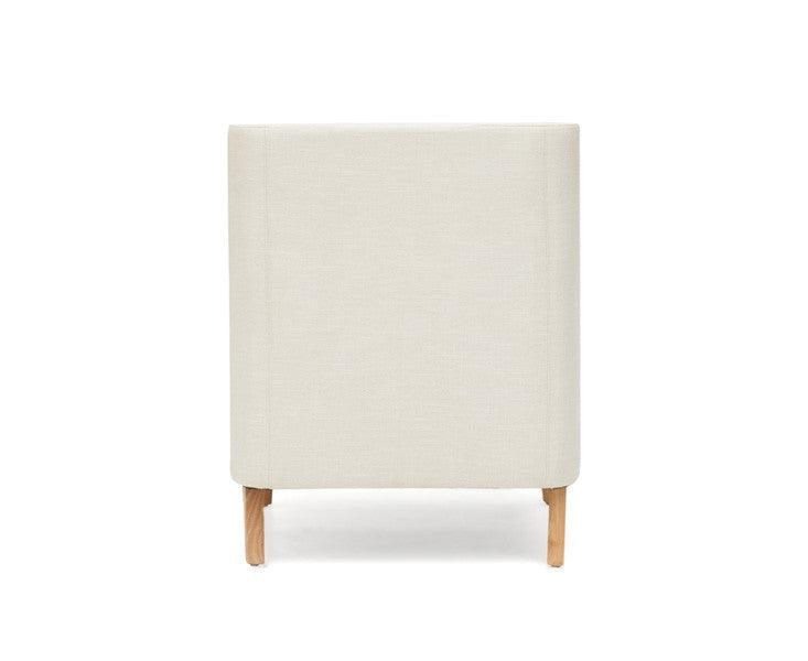 Casa Bella Ivory Fabric Armchair