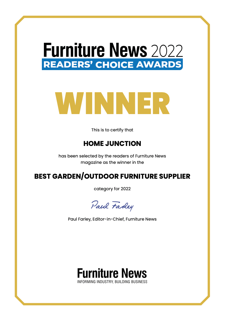 Home Junction Freya Grey Square Reclining Corner Sofa, Rising Table with Ice Bucket and 2 Stools