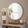 Yearn Contemporary Classic Circle Ivory Mirror