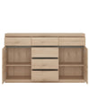 Axton Eastchester Living 2 Door 3+3 Drawer Sideboard in Oak