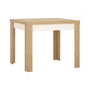 Axton Woodlawn Small Extending Dining Table 90/180cm In Riviera Oak/White High Gloss