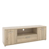 Axton Throggs Match TV Unit 2 Doors 1 Drawer 1 Shelf In Oak