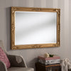 Yearn Baroque / Swept Florence Gold Leaf Mirror