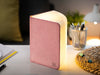 Ging-Ko Large Fabric Smart Book Light - Blush Pink