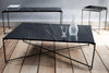 Gillmore Space Iris Rectangle Coffee Table Black Marble Top 
