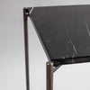 Gillmore Space Iris Square Plant Stand Black Marble Top