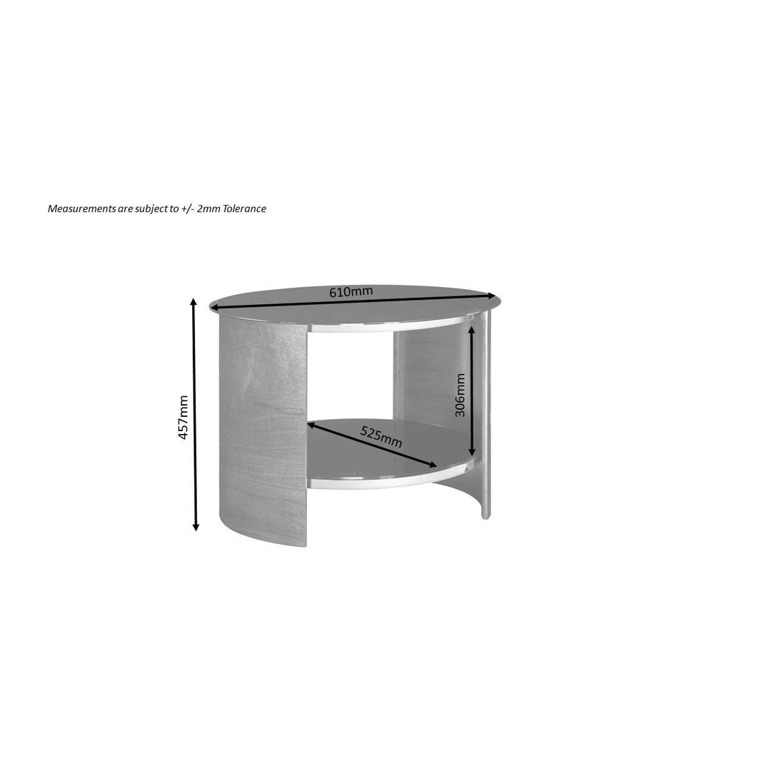 Jual Furnishings San Marino Grey Round Lamp Table