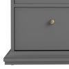 Axton Westchester  Chest of 6 Drawers In Matt Grey