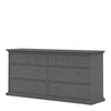 Axton Westchester Chest Of 8 Drawers In Matt Grey