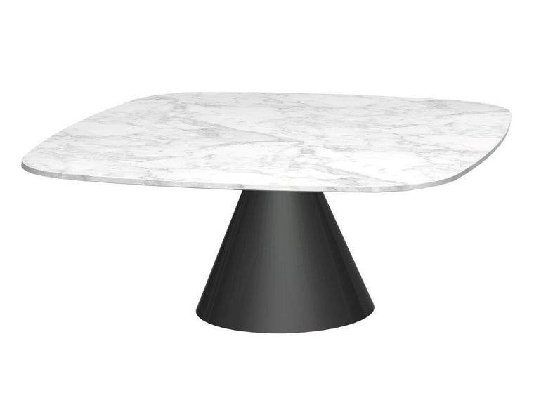 Gillmore Space Oscar Square Coffee Table White Marble