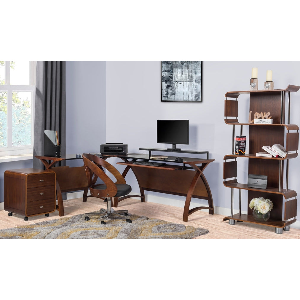 Jual Furnishings Helsinki 3 Drawer Pedestal Walnut