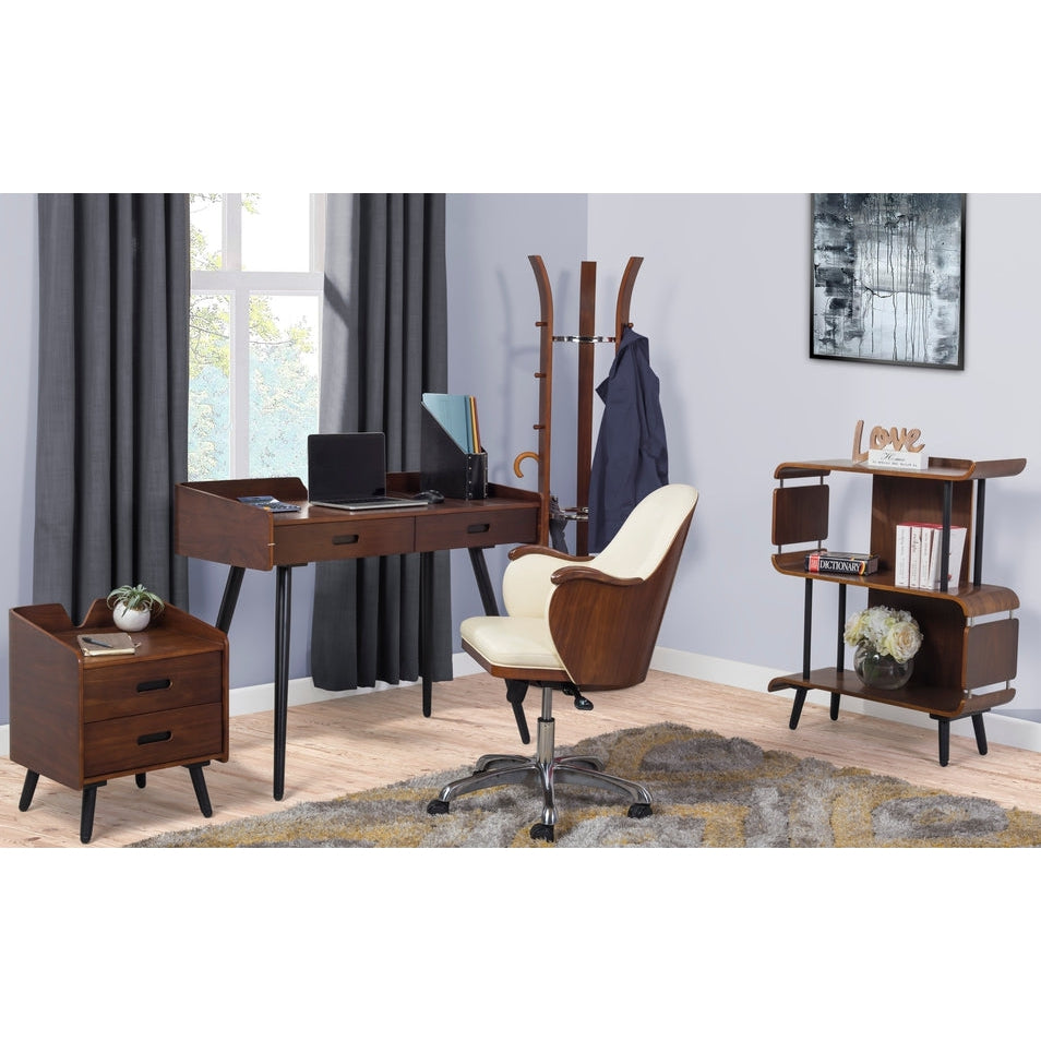 Jual Furnishings Vienna Short Bookcase Walnut