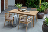 Winslow Outdoor Acacia Wood Dining Table Set with 4 Chairs