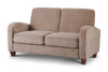 Julian Bowen Vivo 2 Seater Sofa in Mink Chenille