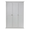 Axton Westchester Wardrobe with 3 Doors In White