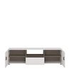 Axton Norwood Living Wide TV Unit In White With A Truffle Oak Trim