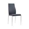 Axton Woodlawn Medium extending dining table 140/180 cm + 6 Milan High Back Chair Black