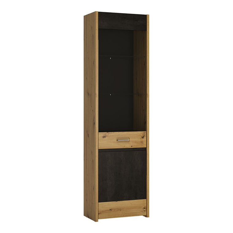 Axton Belmont Display Cabinet - Tall & Narrow