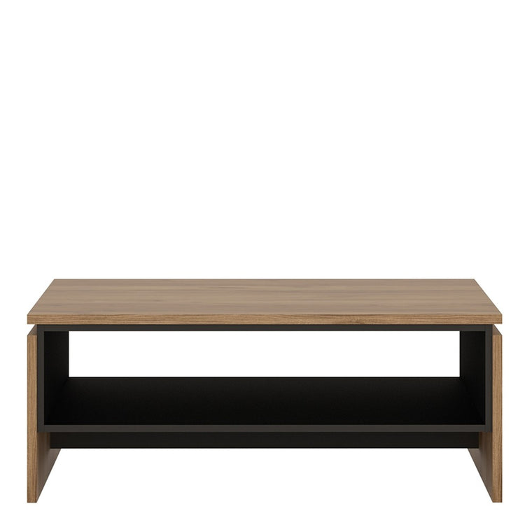 Axton Belmont Coffee Table With The Walnut And Dark Panel Finish