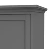 Axton Westchester Wardrobe with 4 Doors and 2 Drawers In Matt Grey