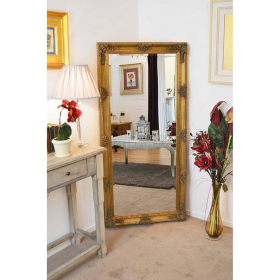 Davenport Gold Ornate Flourish Full Length Mirror 175 x 78 CM