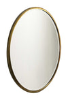 Carrington Gold Elegant Modern Bevelled Round Mirror 100 x 100 CM