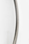 Carrington Silver Elegant Modern Bevelled Round Mirror 100 x 100 CM