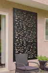 Carrington Extra large Metal Leaf Design Decorative Garden Screen 180cm X 90cm