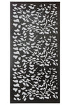 Carrington Extra large Metal Leaf Design Decorative Garden Screen Mirror 180cm X 90cm