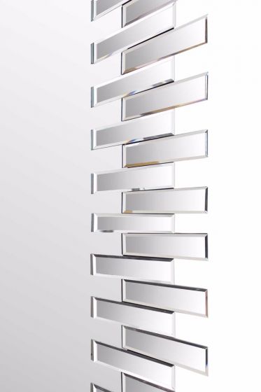 Carrington All Glass Stylised Large Dress Mirror Mirror 120 x 80 CM