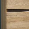 Axton Eastchester 2 Drawer Bedside Cabinet RH Drawer (wall fixing) In Oak