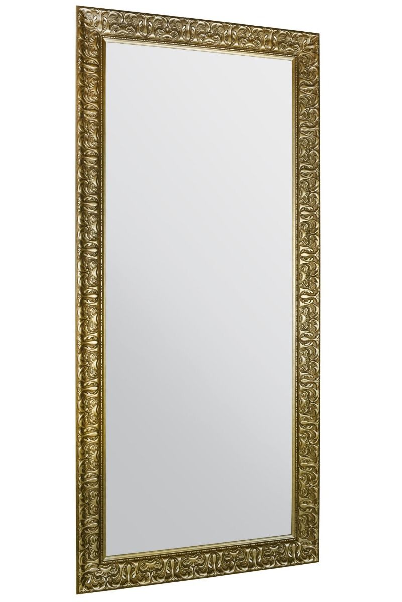 Carrington Baroque Champagne Silver Large Ornate Leaner/Wall hanging Mirror 169cm x 76cm